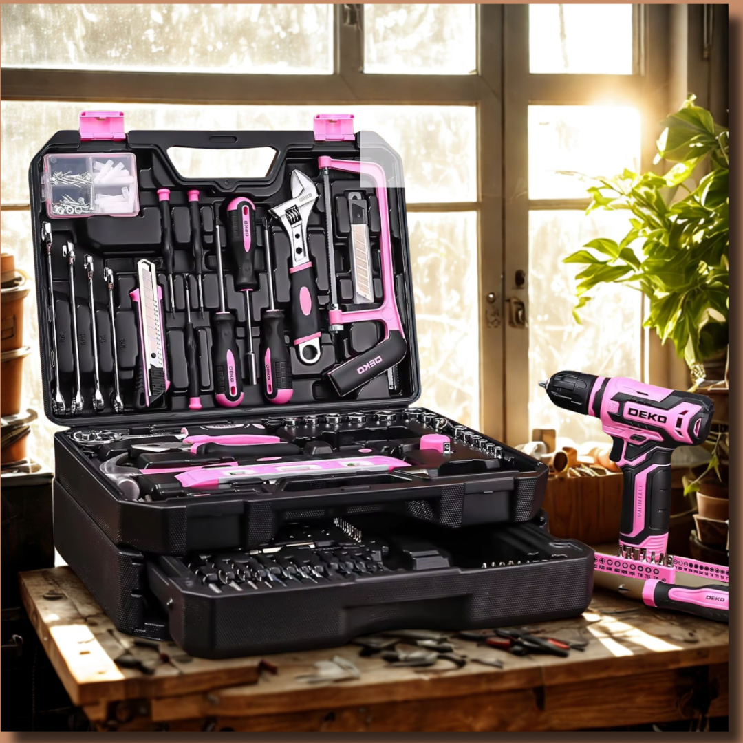 Bloom and Build™ All-In-One Pink Power Deluxe Tool Kit